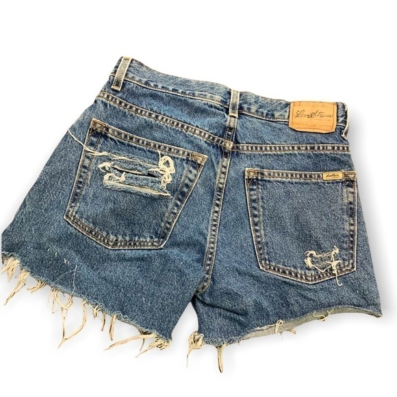 Levi’s cut off high waisted ripped shorts size 30 - Picture 2 of 6